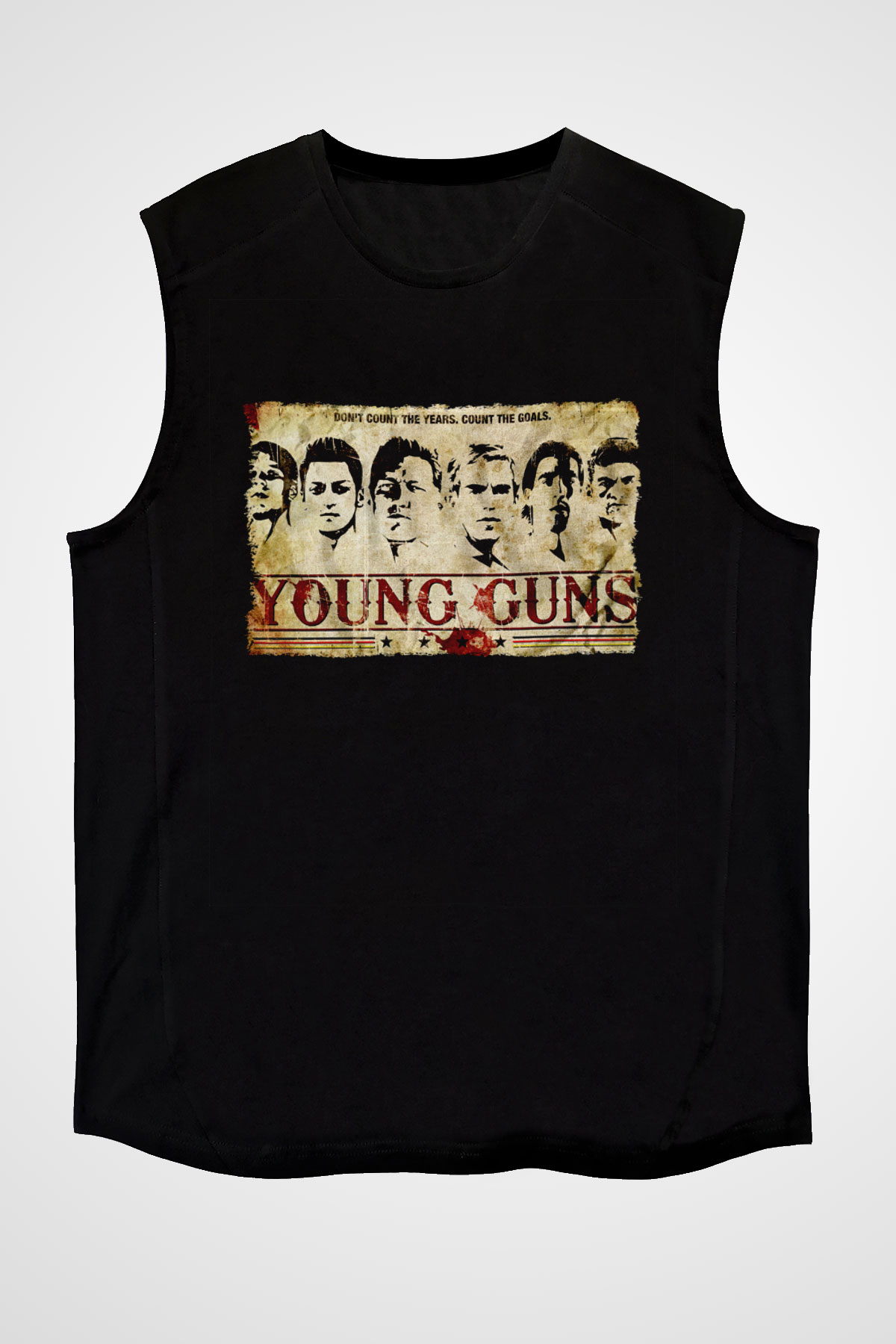 Young Guns Siyah Unisex  Kolsuz Tişört