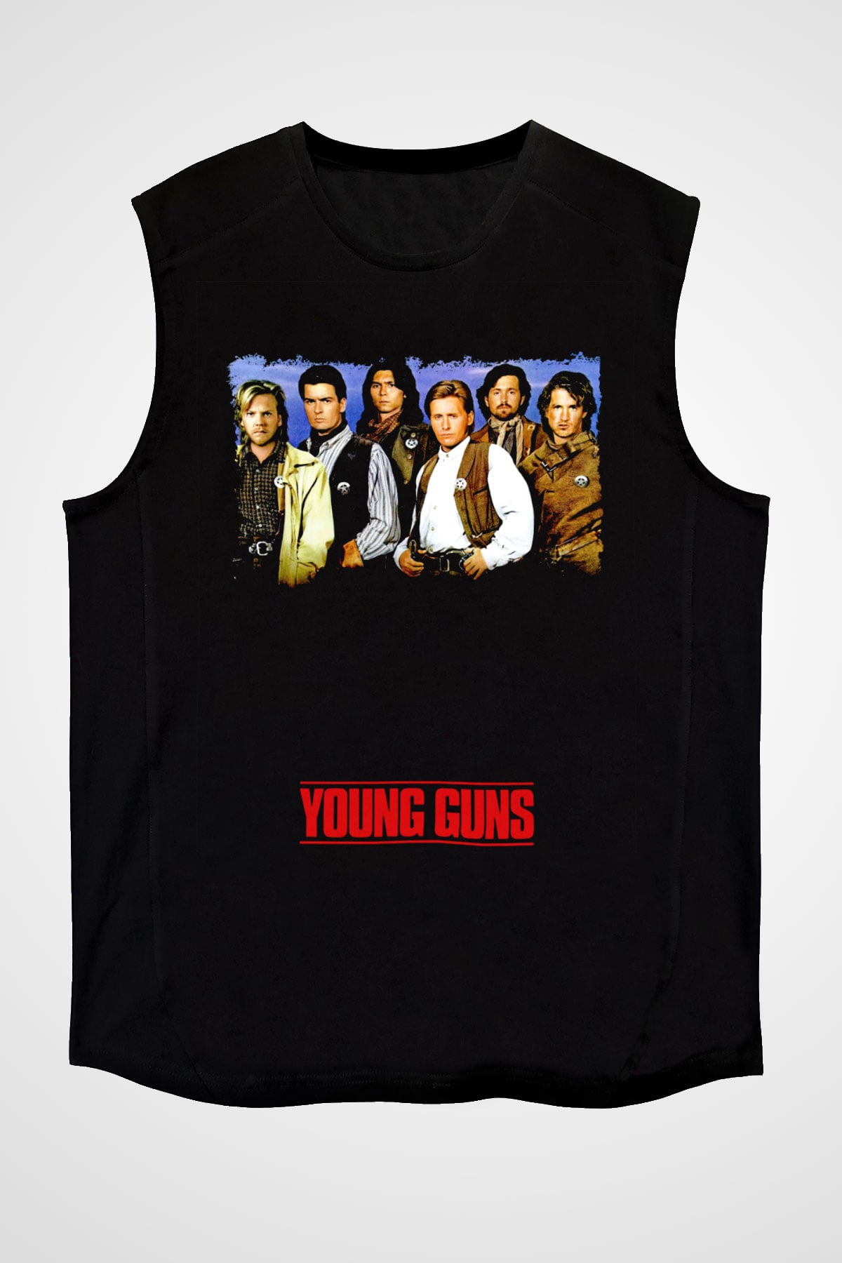 Young Guns Siyah Unisex  Kolsuz Tişört