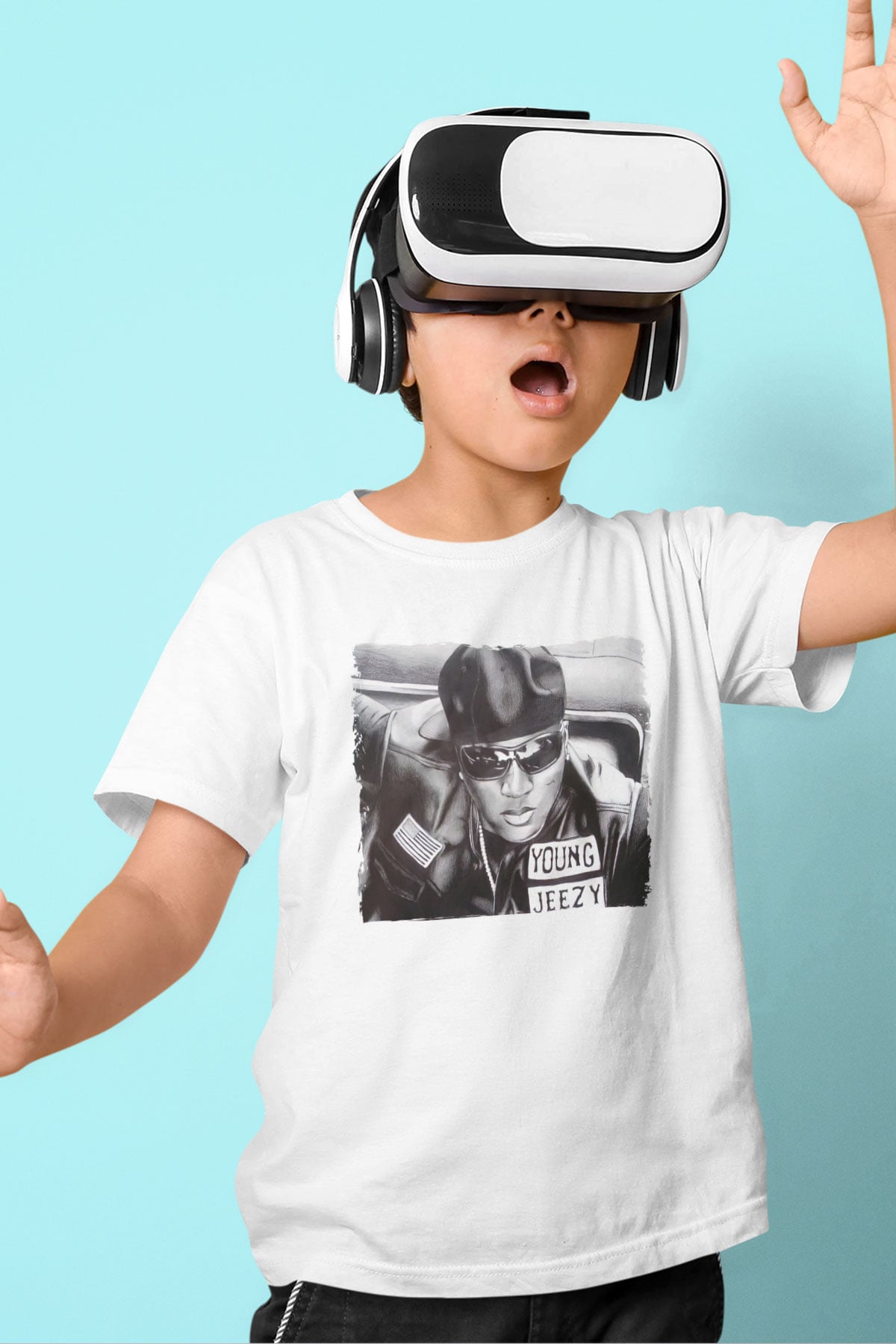 Young Jeezy Beyaz Unisex Çocuk Tişört