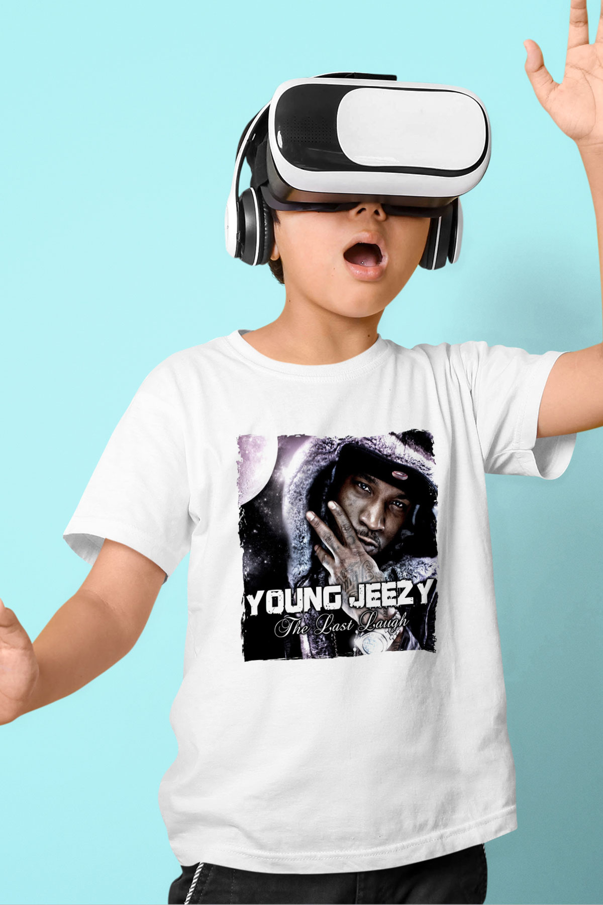 Young Jeezy Beyaz Unisex Çocuk Tişört