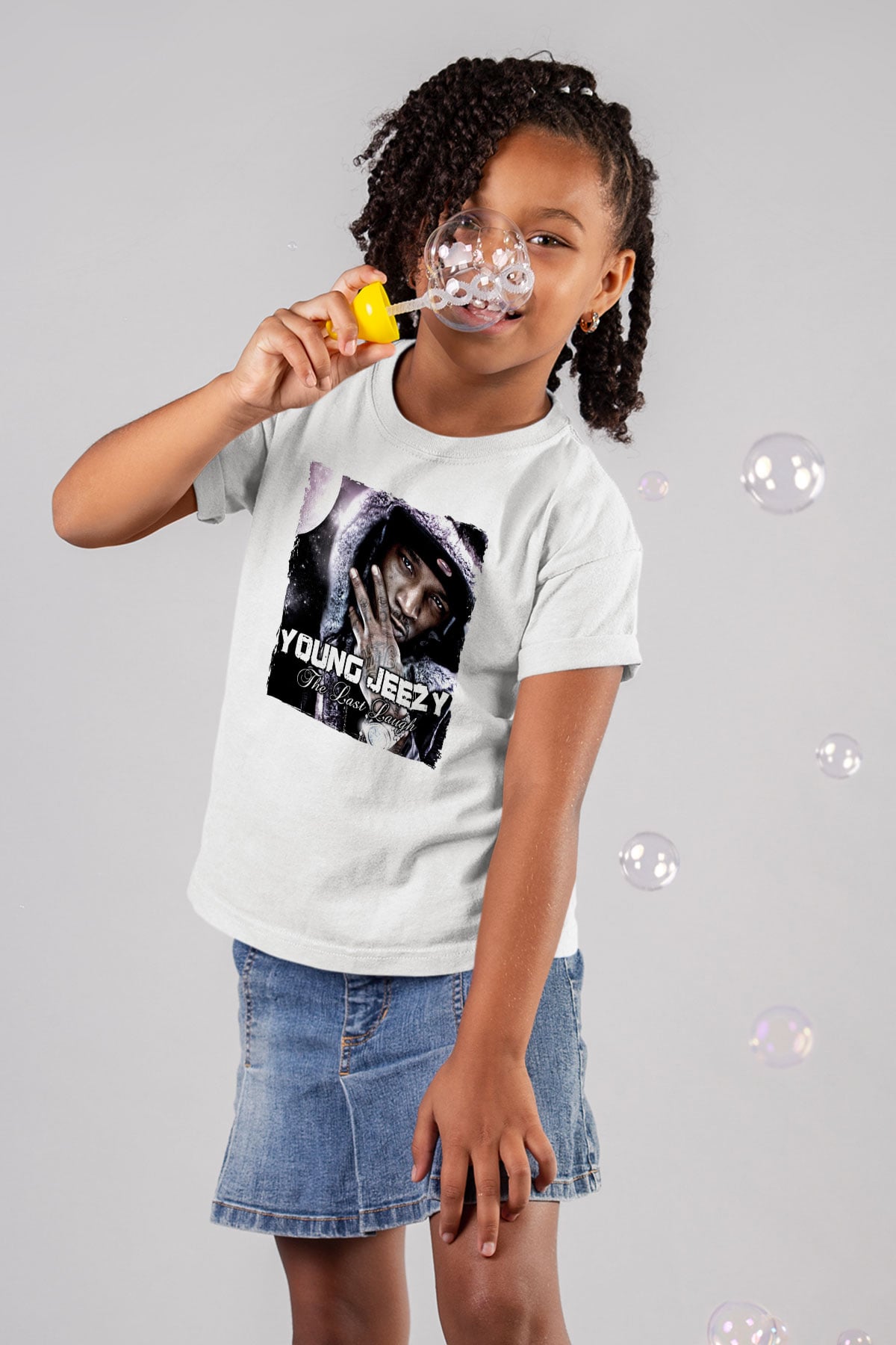 Young Jeezy Beyaz Unisex Çocuk Tişört