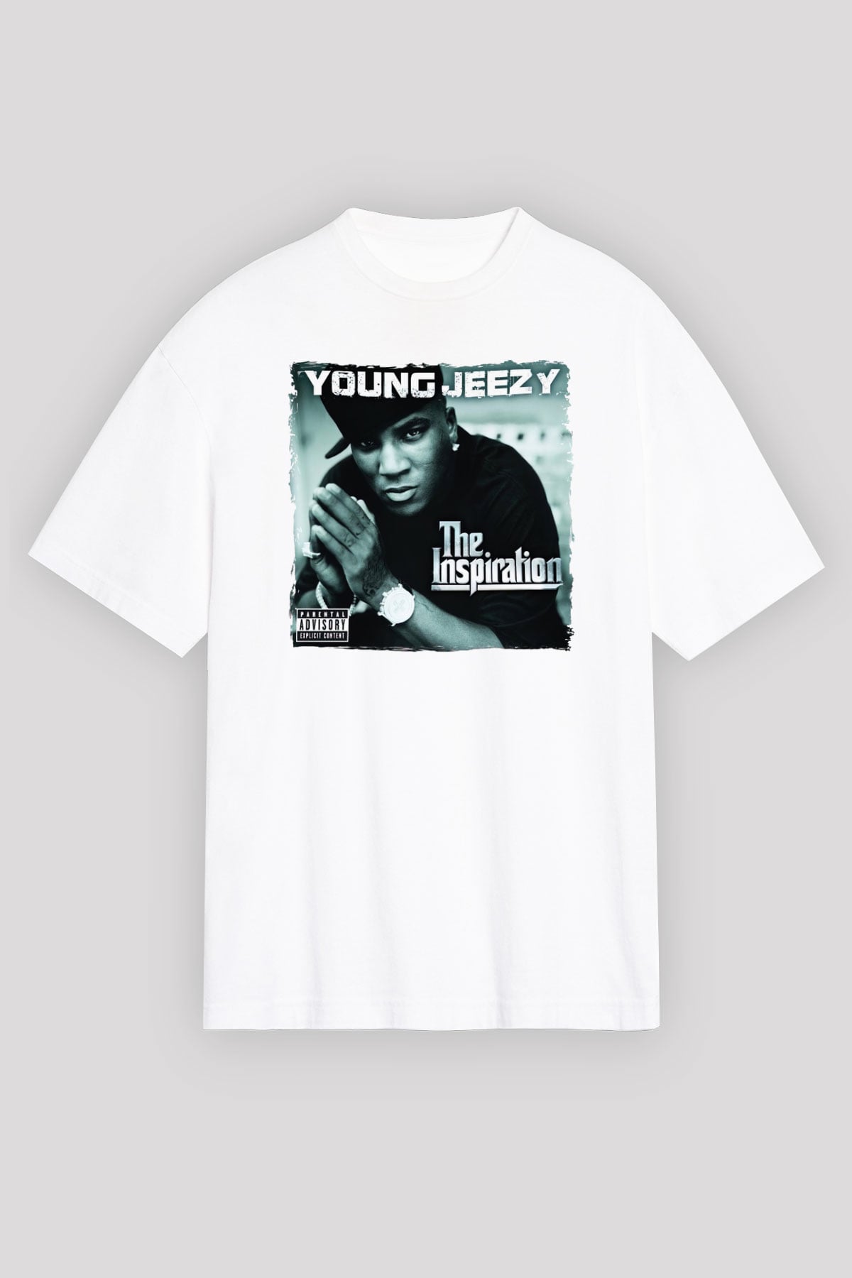 Young Jeezy Beyaz Unisex Tişört T-Shirt - TişörtFabrikası