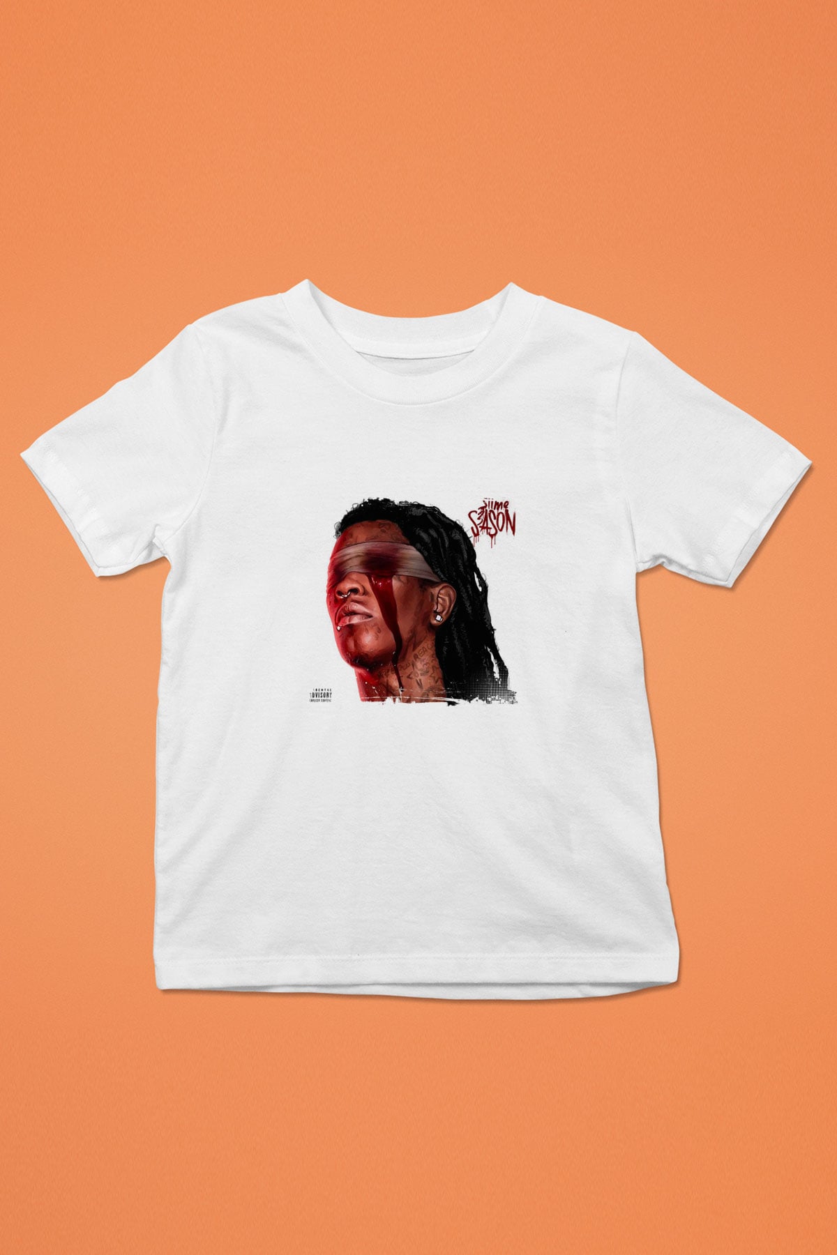 Young Thug Baskılı Unisex Beyaz Çocuk Tişört