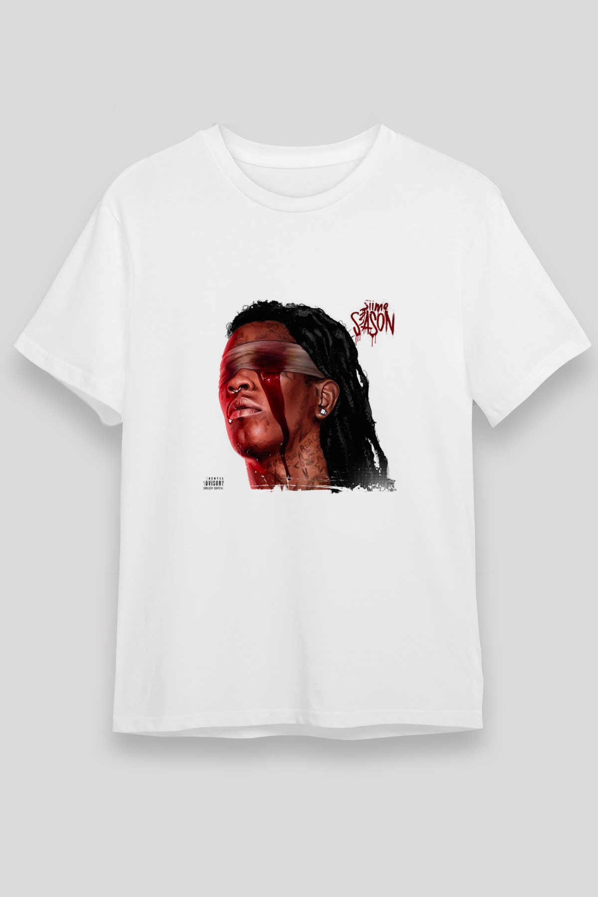 Young Thug Baskılı Unisex Beyaz Tişört