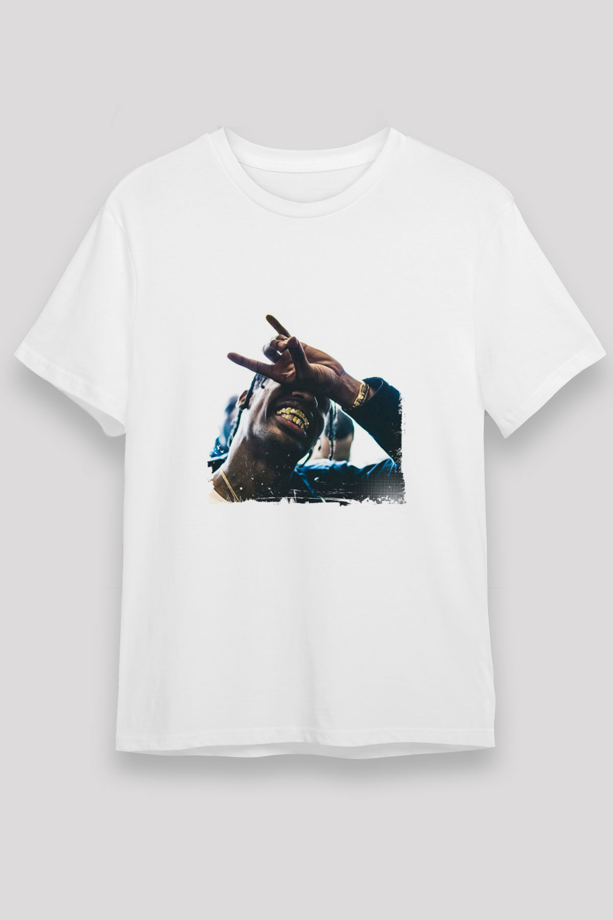 Young Thug Baskılı Unisex Beyaz Tişört