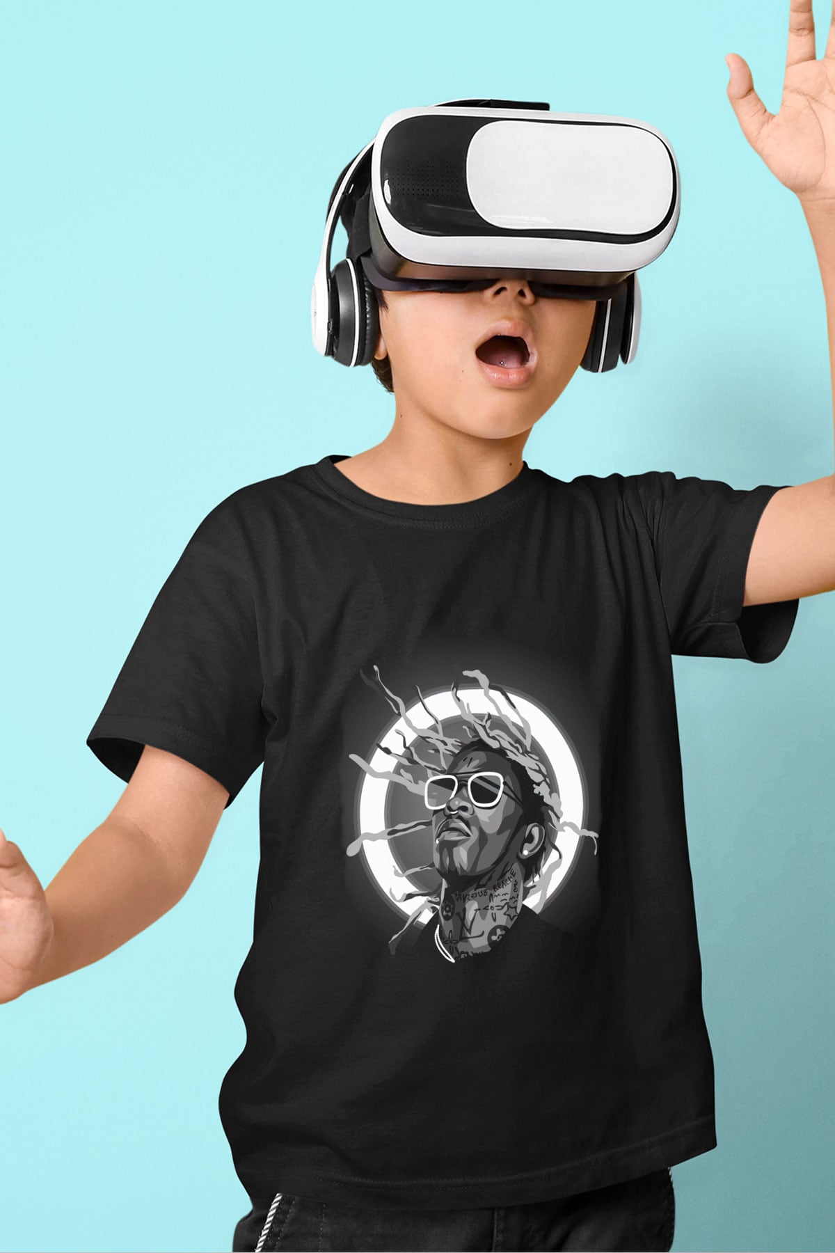 Young Thug Siyah Unisex Çocuk Tişört