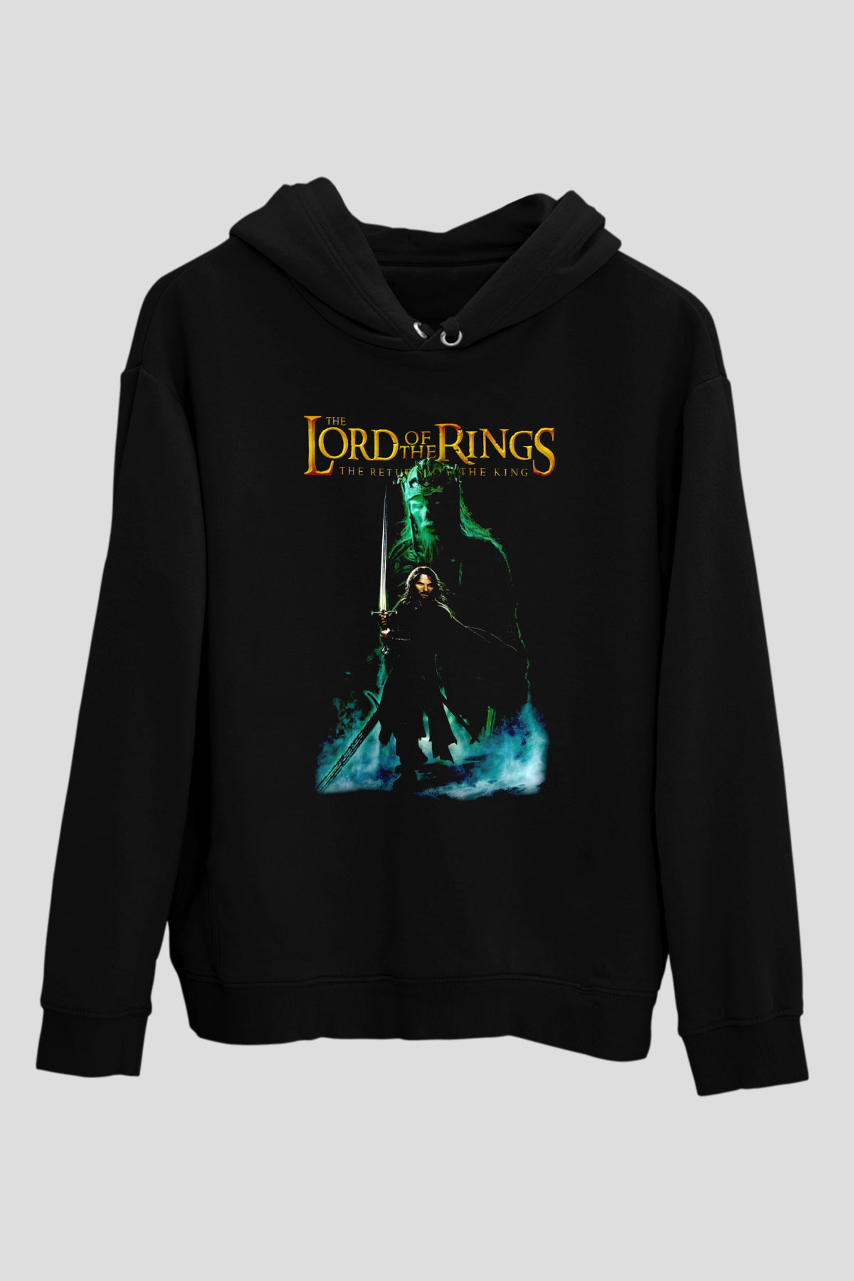 Yüzüklerin Efendisi Siyah Unisex Hoodie