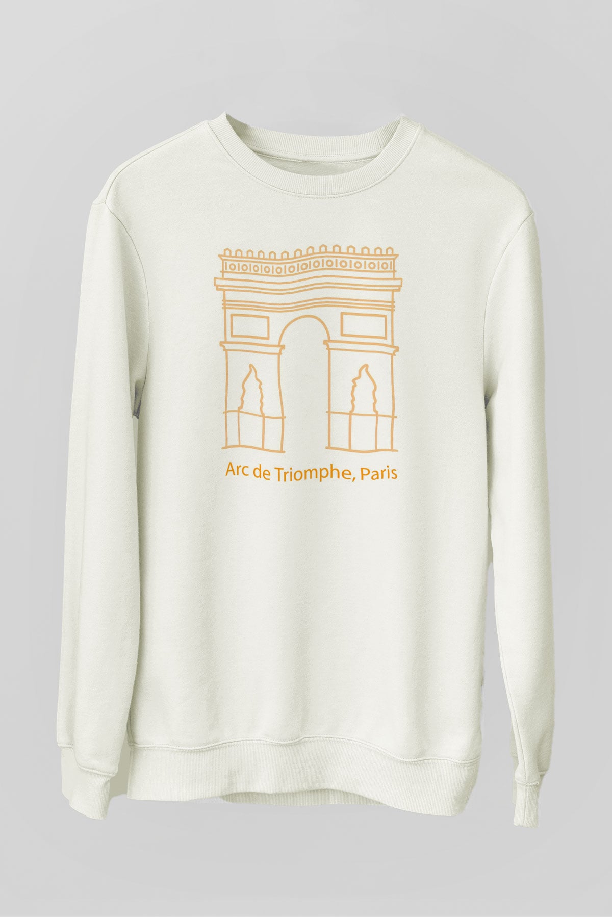 Zafer Takı Beyaz Unisex Sweatshirt
