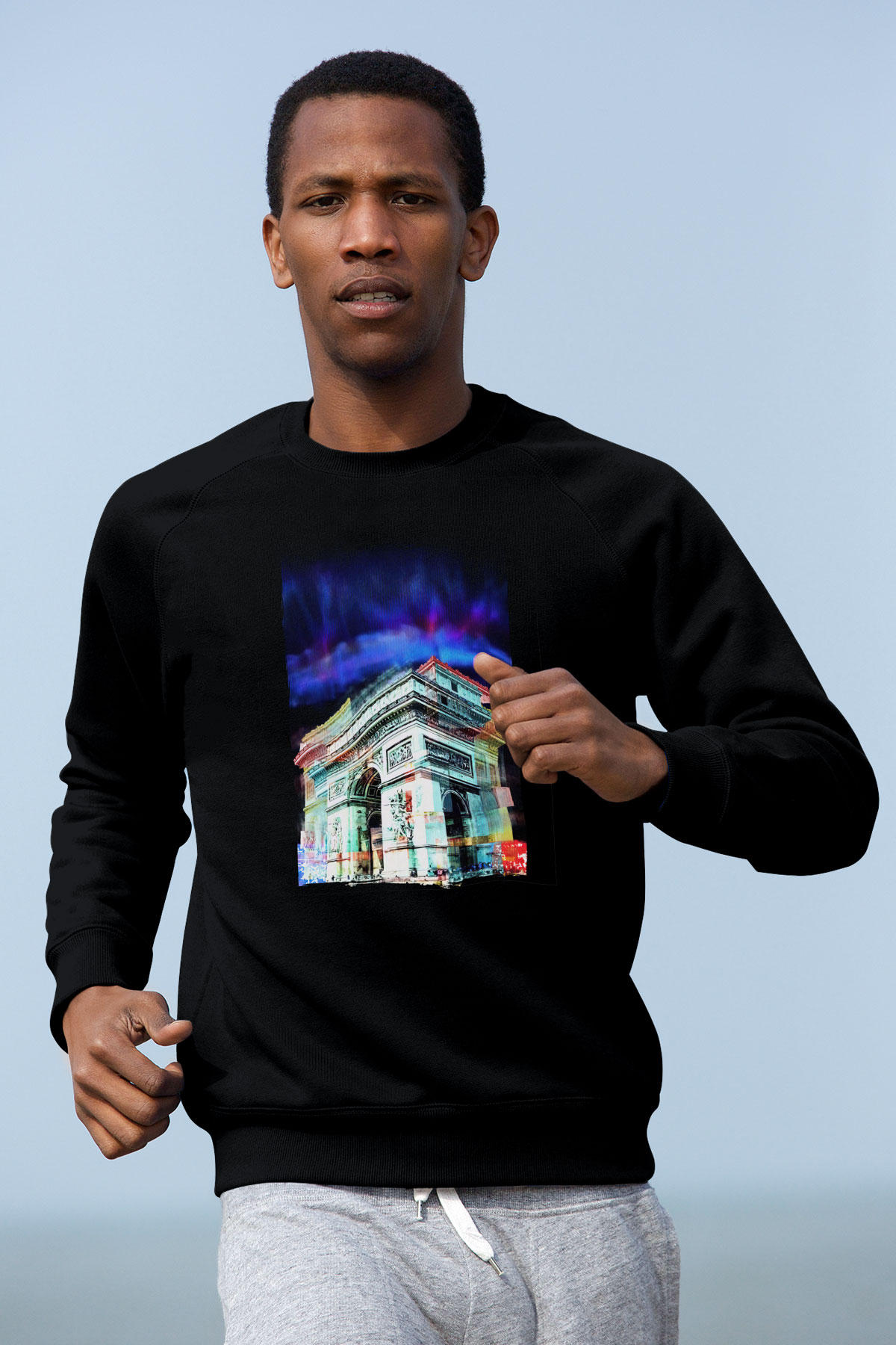 Zafer Takı Siyah Unisex Sweatshirt