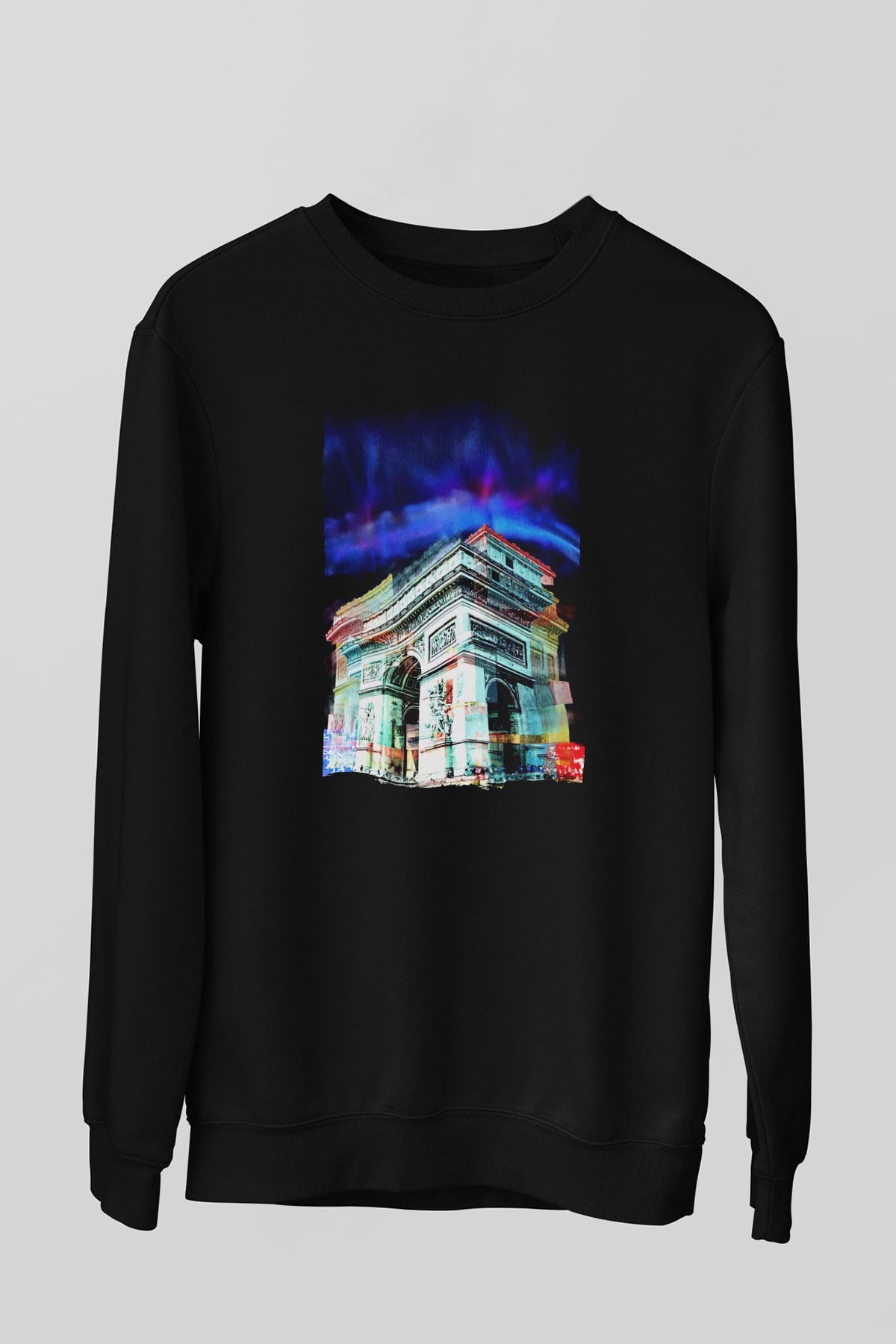 Zafer Takı Siyah Unisex Sweatshirt