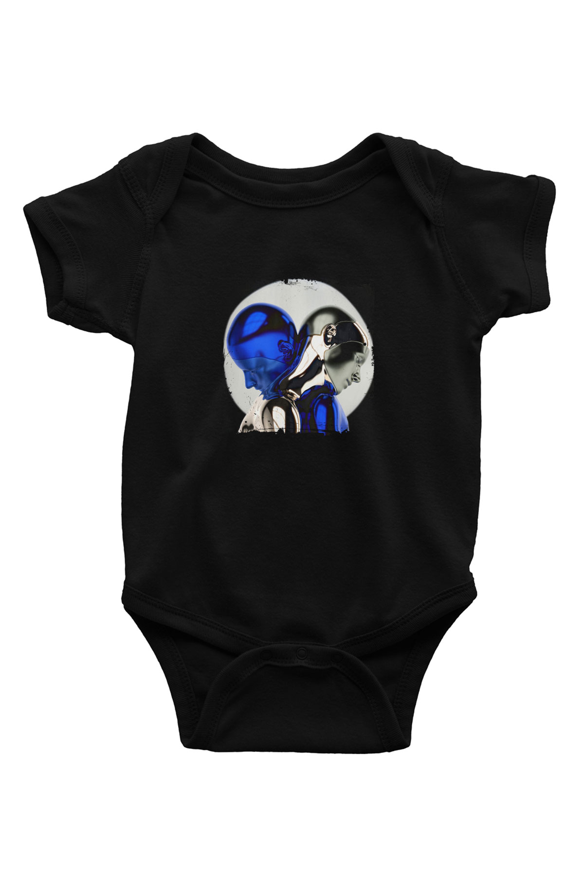 Zedd Baskılı Unisex Siyah Bebek Body - Zıbın