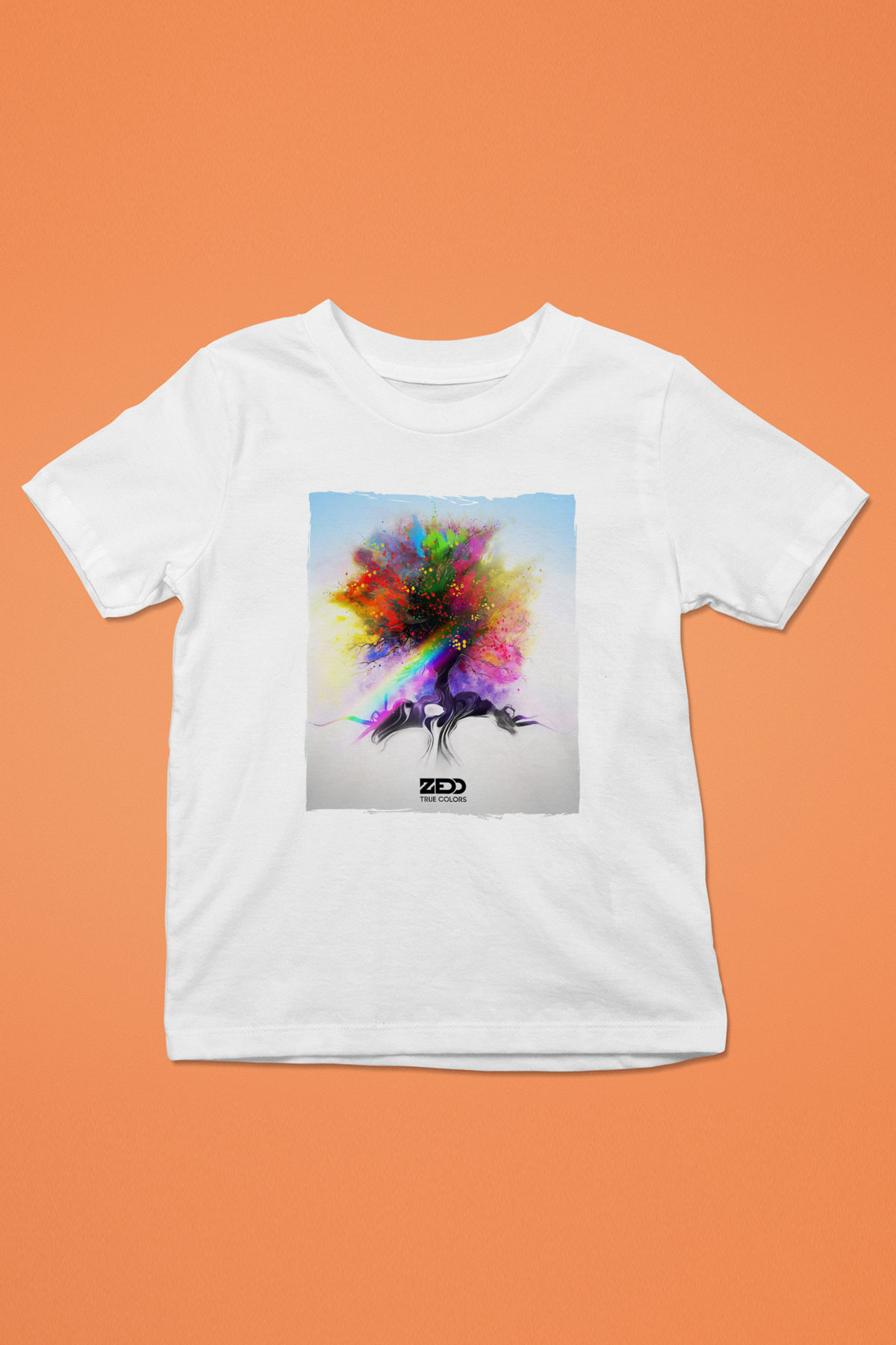 Zedd Beyaz Unisex Çocuk Tişört