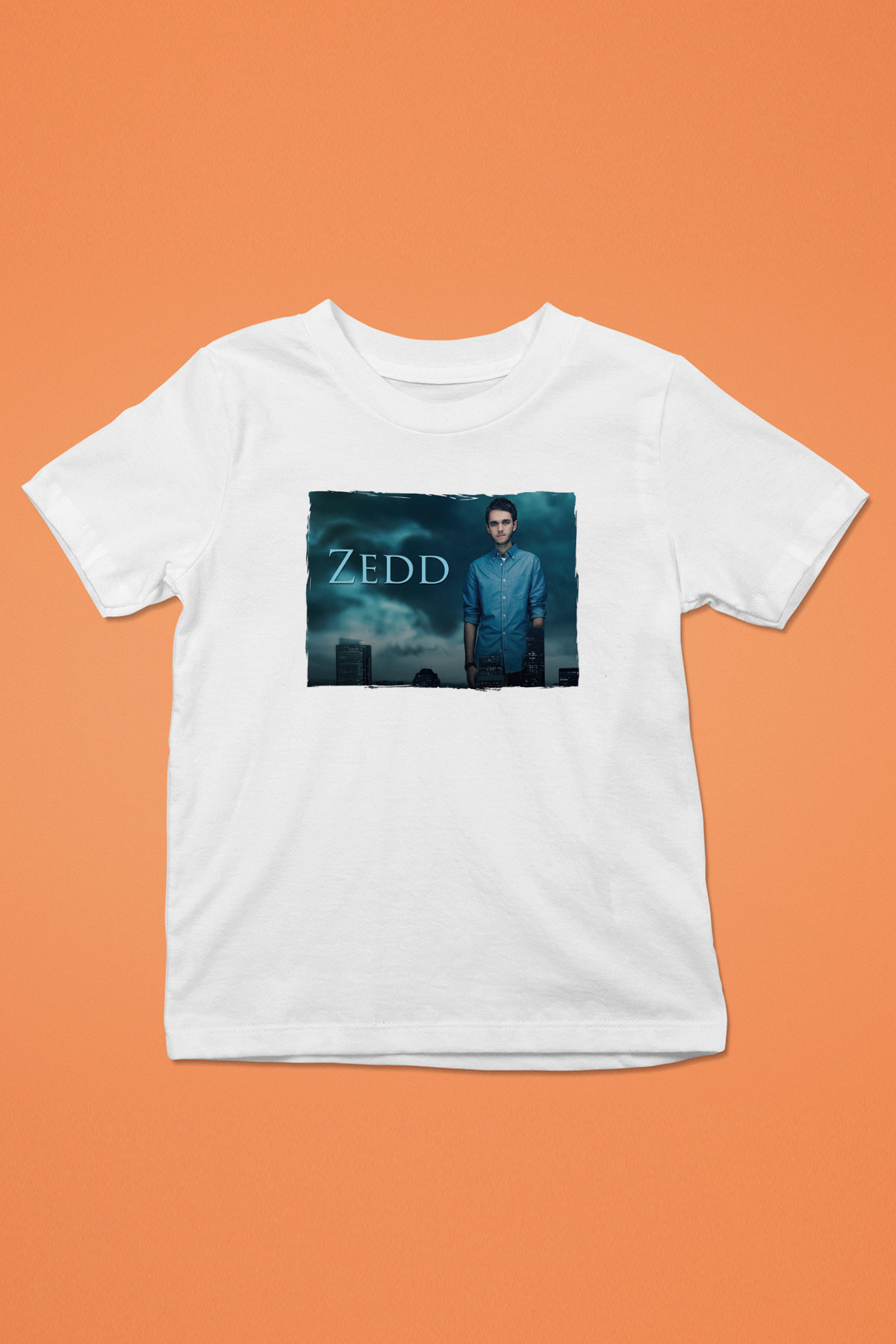 Zedd Beyaz Unisex Çocuk Tişört