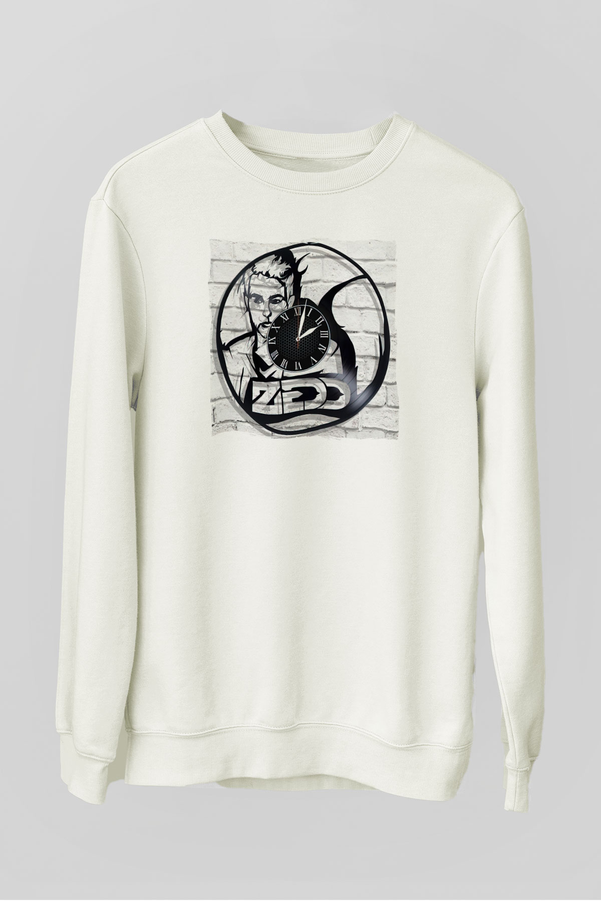 Zedd Beyaz Unisex Sweatshirt