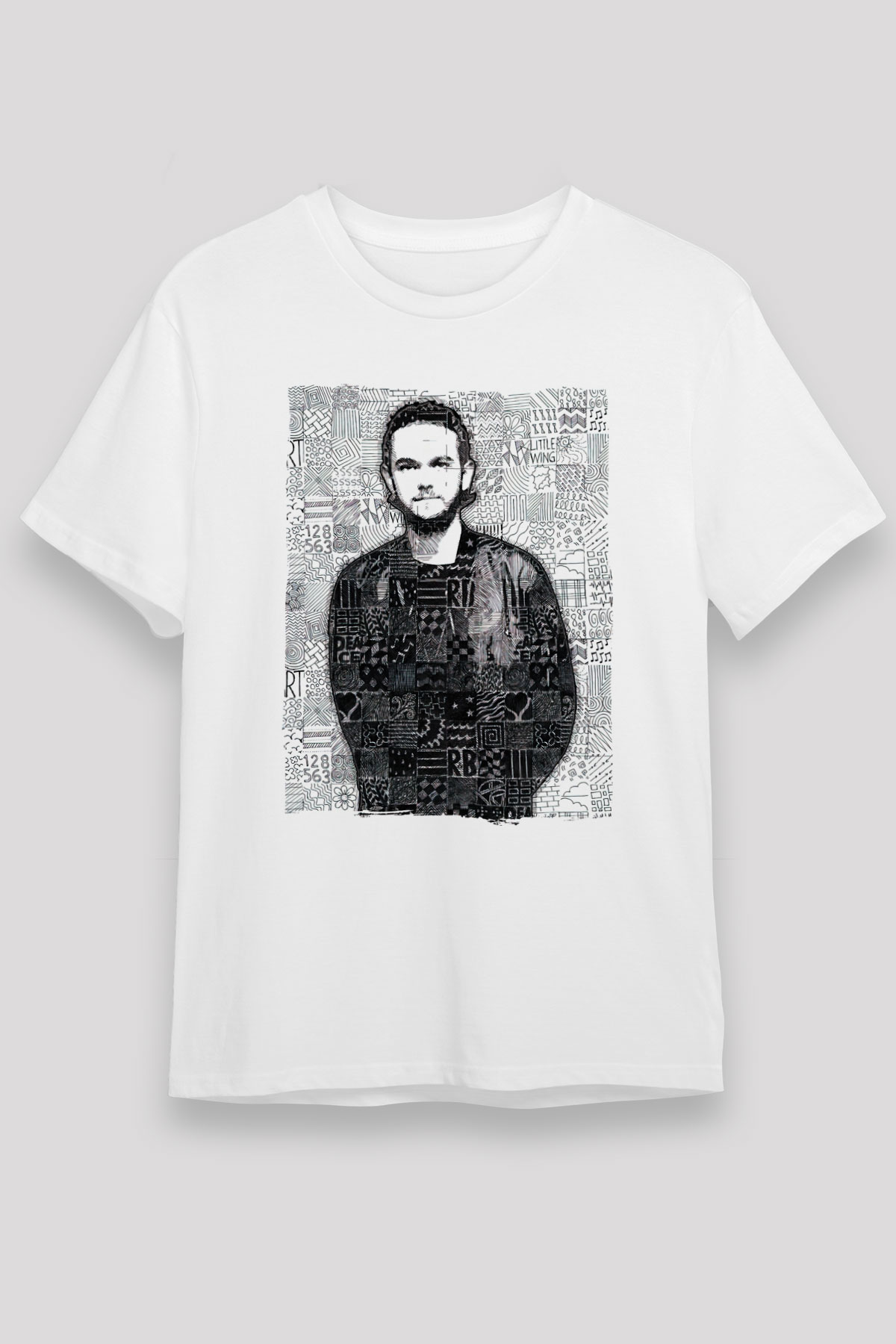 Zedd Beyaz Unisex Tişört T-Shirt - TişörtFabrikası
