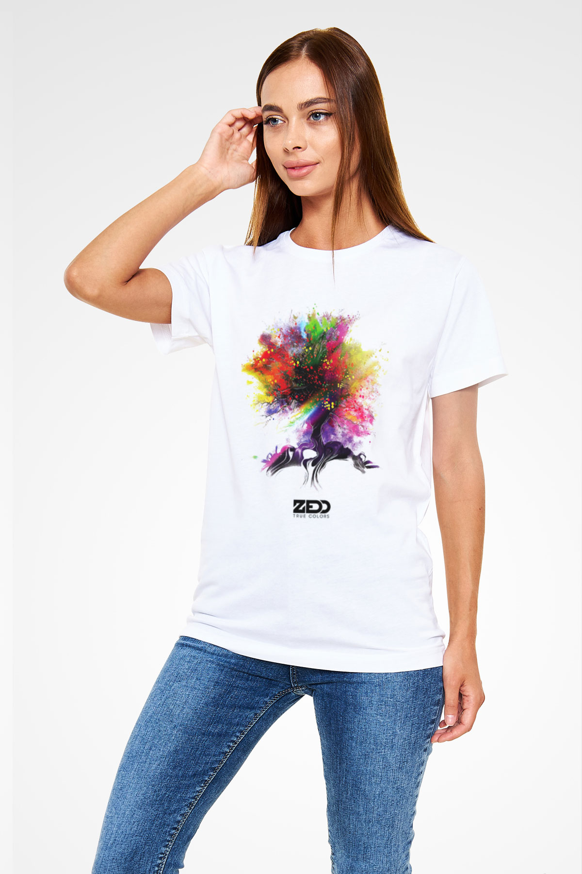Zedd Beyaz Unisex Tişört T-Shirt - TişörtFabrikası