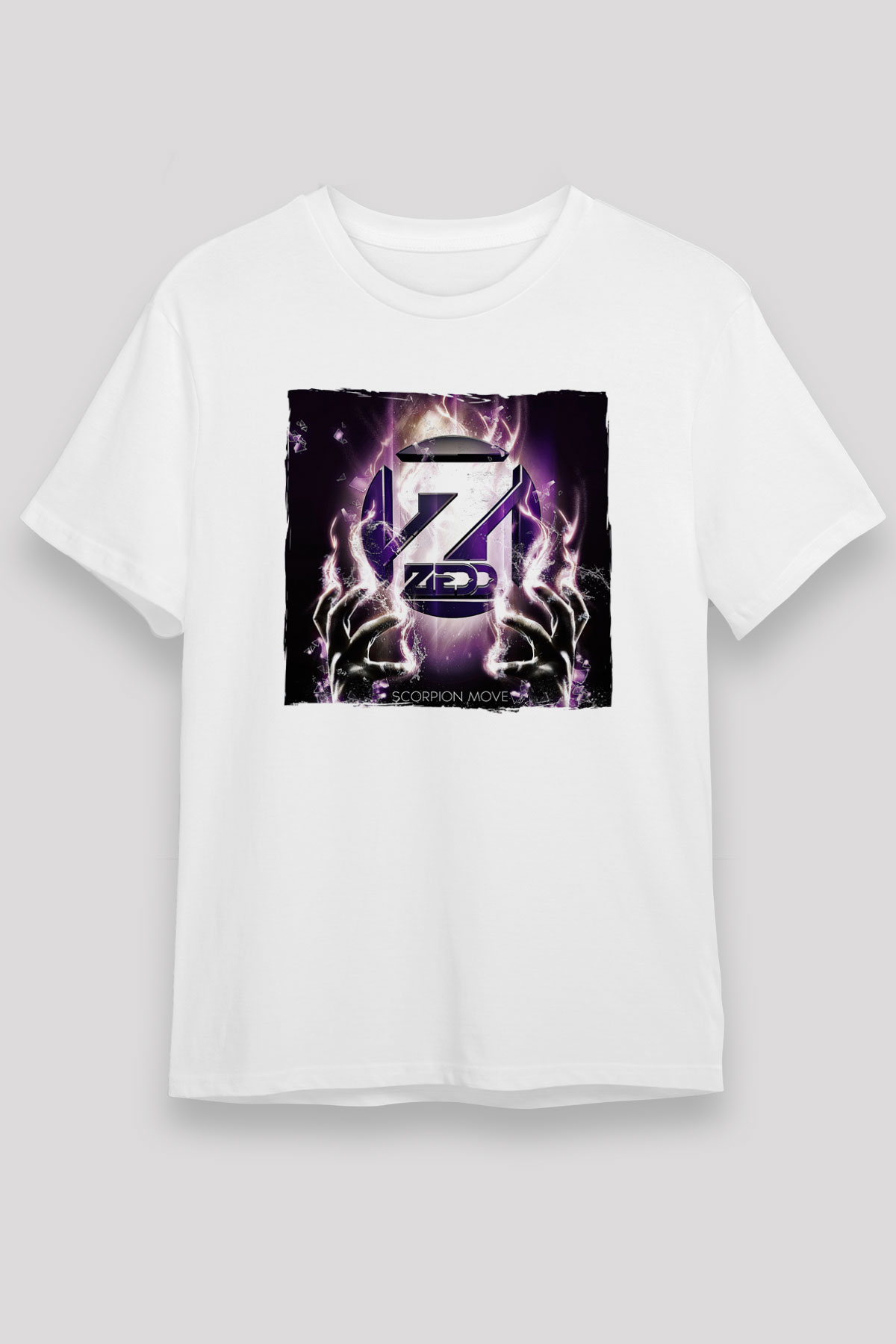 Zedd Beyaz Unisex Tişört T-Shirt - TişörtFabrikası