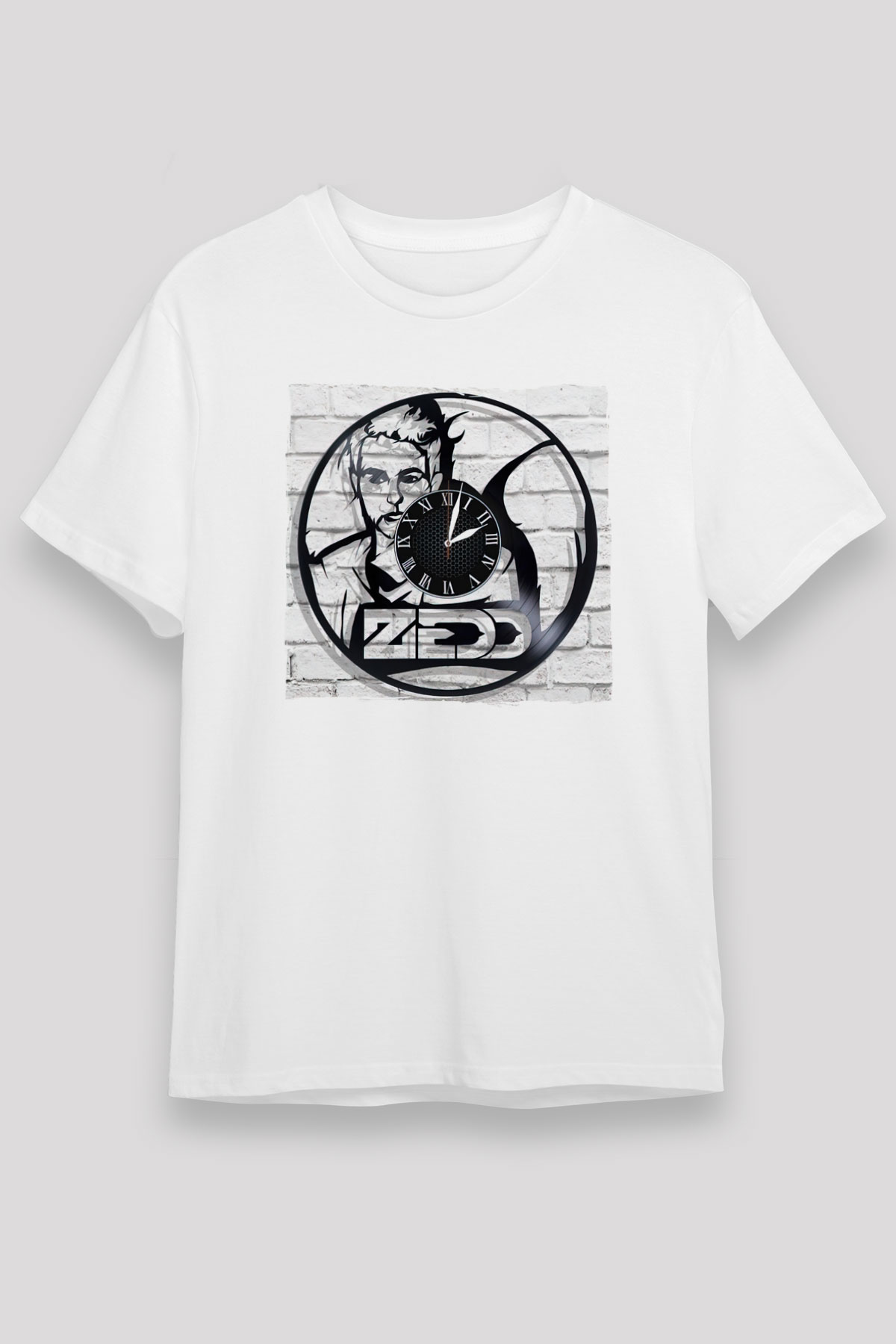 Zedd Beyaz Unisex Tişört T-Shirt - TişörtFabrikası