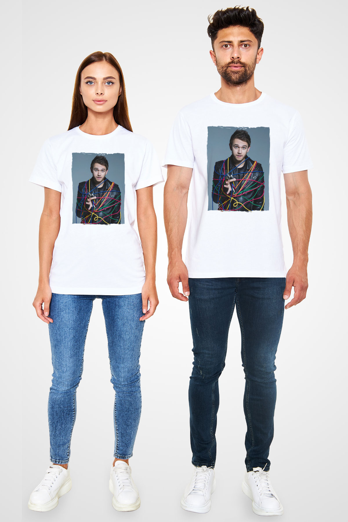 Zedd Beyaz Unisex Tişört T-Shirt - TişörtFabrikası