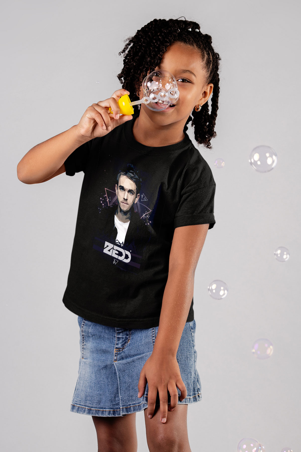 Zedd Siyah Unisex Çocuk Tişört