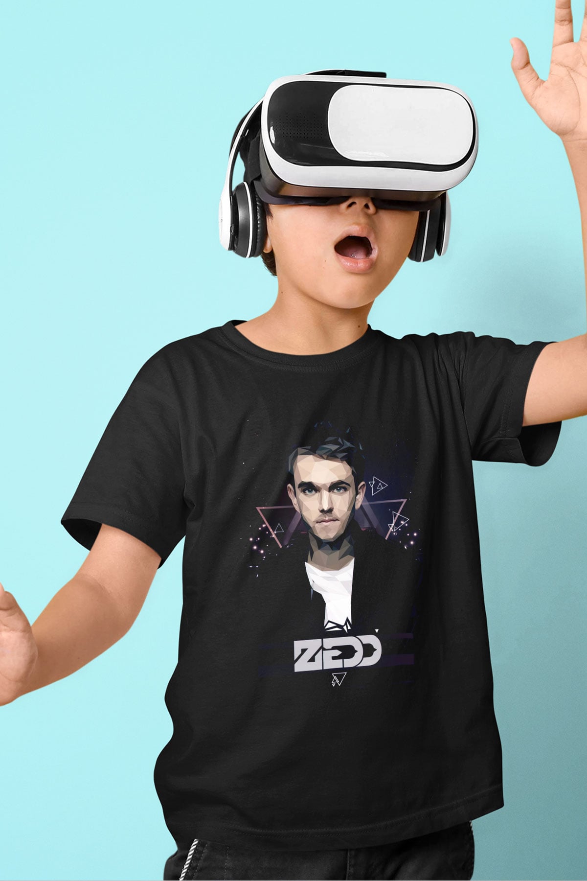 Zedd Siyah Unisex Çocuk Tişört
