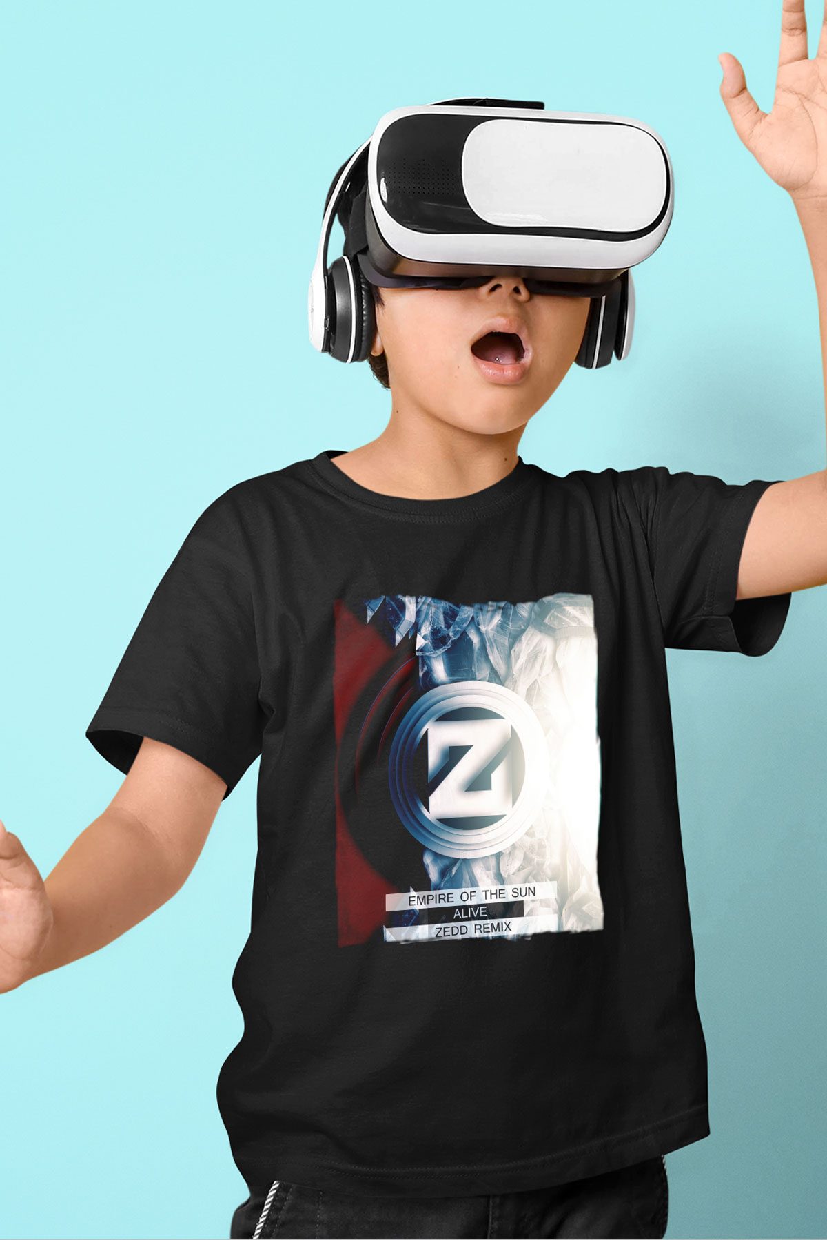 Zedd Siyah Unisex Çocuk Tişört