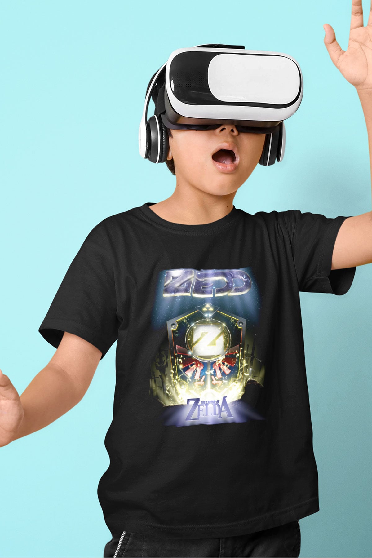 Zedd Siyah Unisex Çocuk Tişört