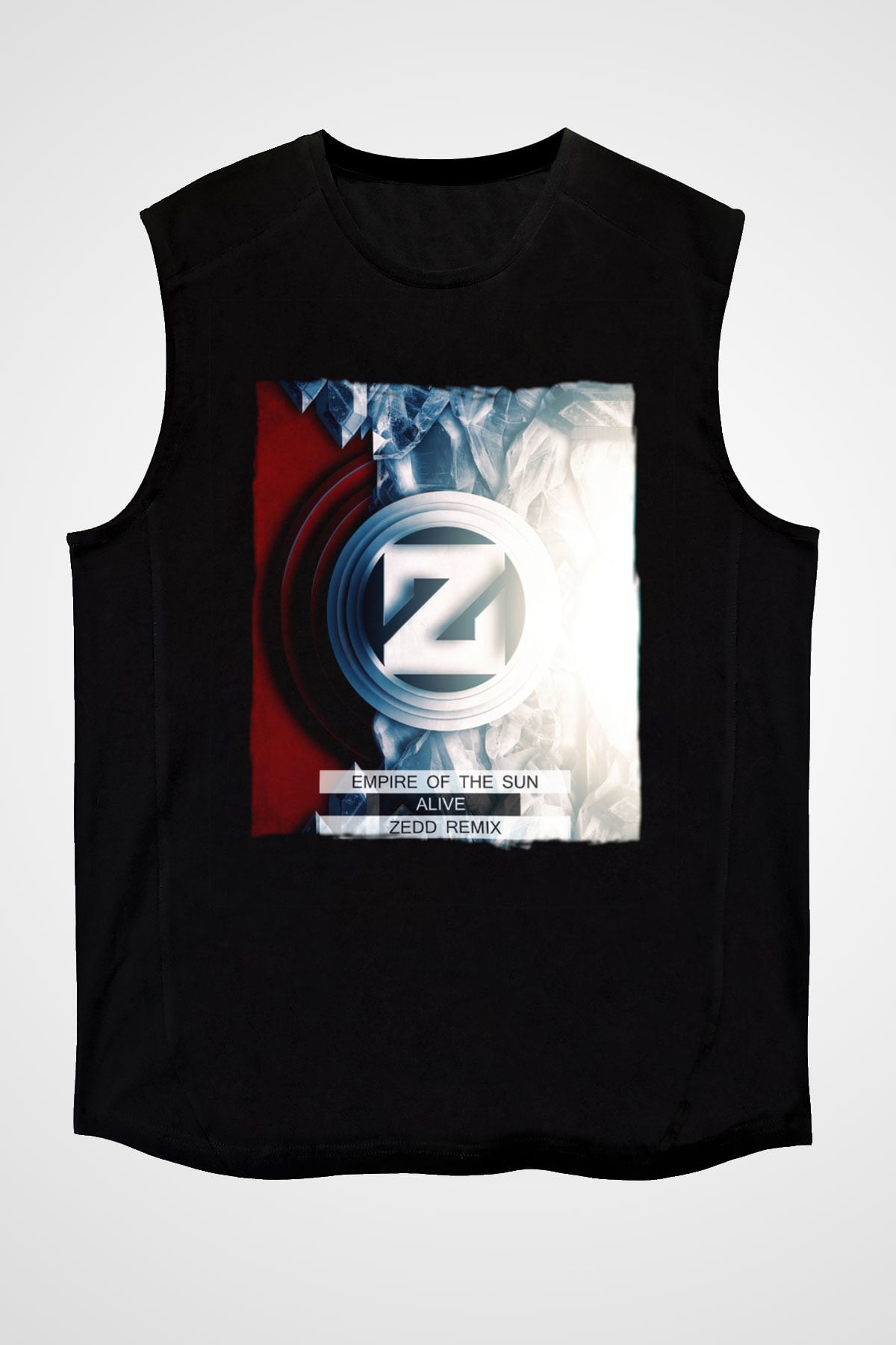 Zedd Siyah Unisex Kolsuz Tişört