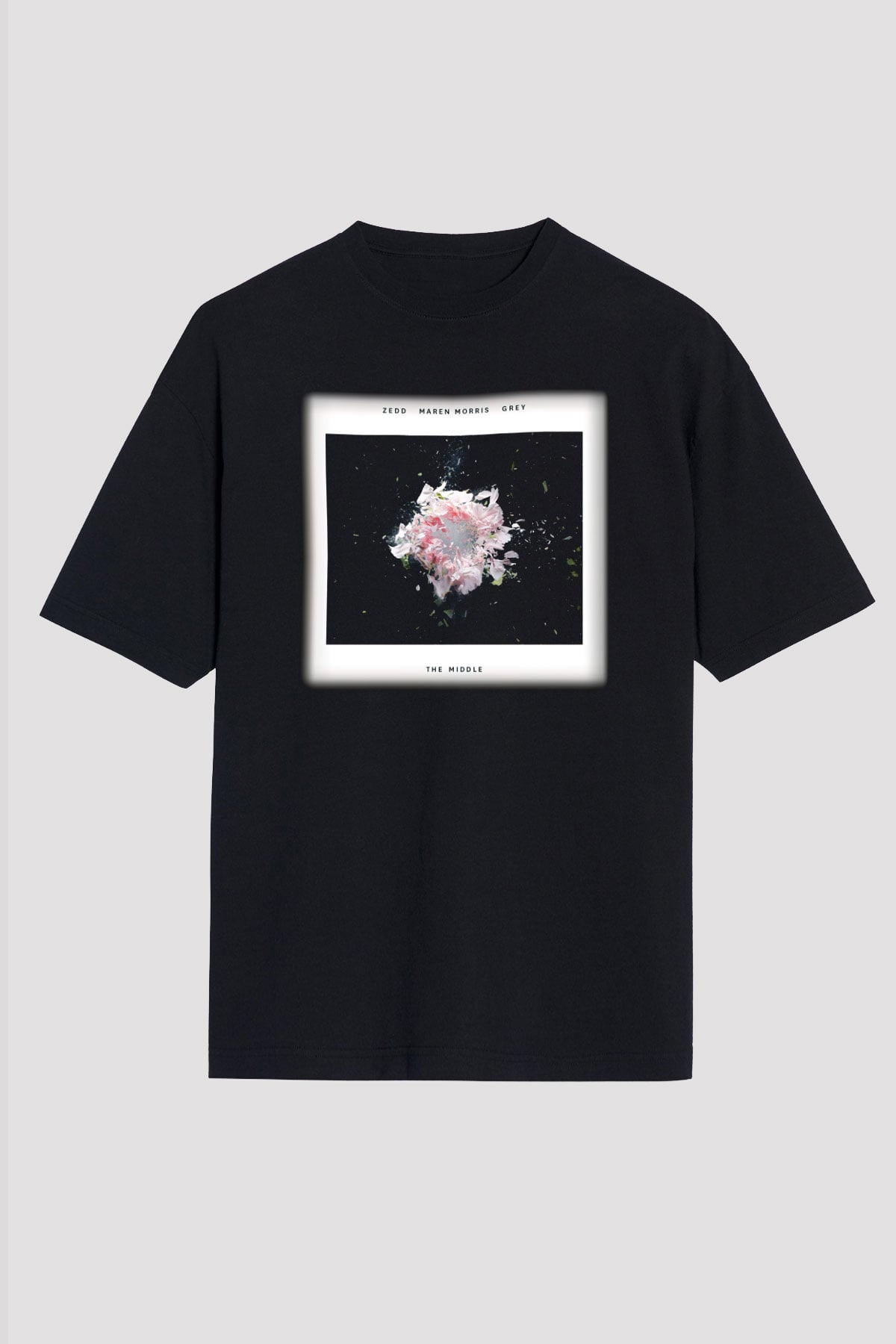 Zedd Siyah Unisex Oversize Tişört T-Shirt