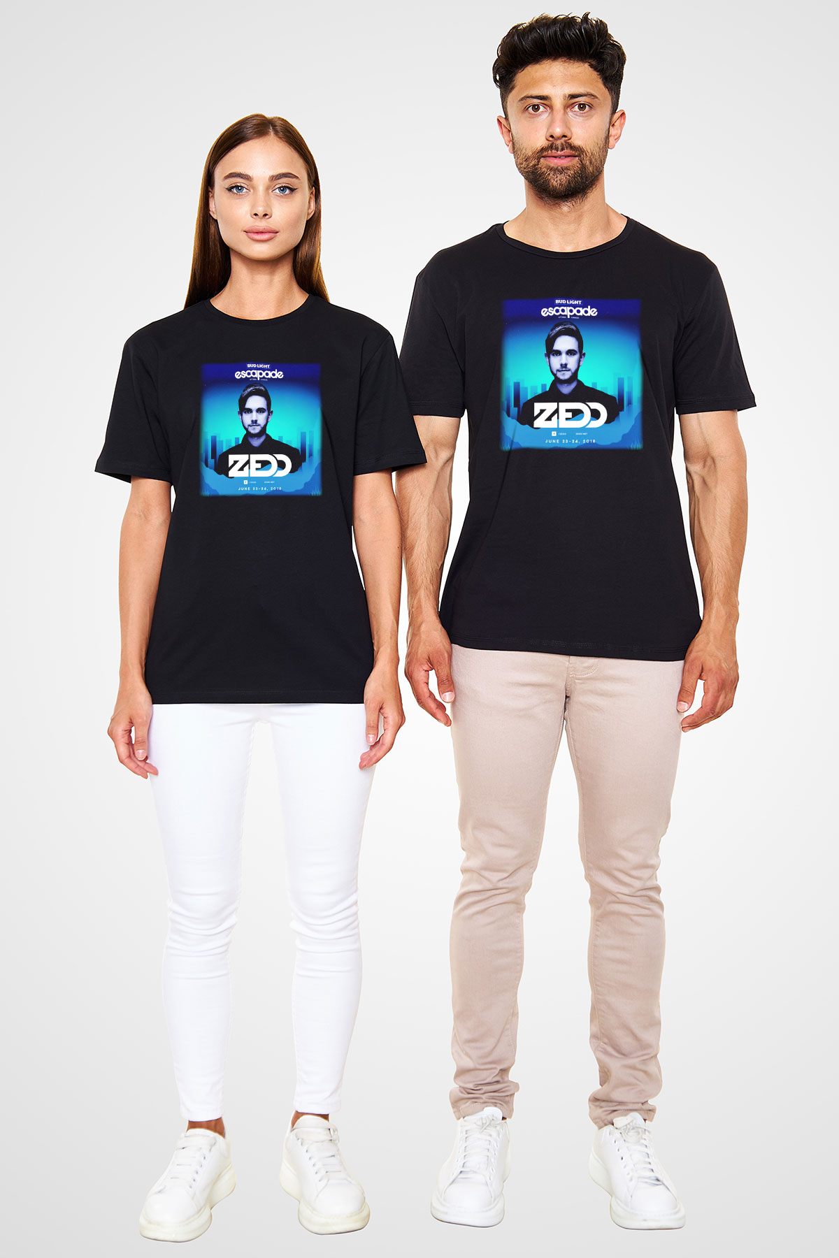 Zedd Siyah Unisex Tişört T-Shirt - TişörtFabrikası