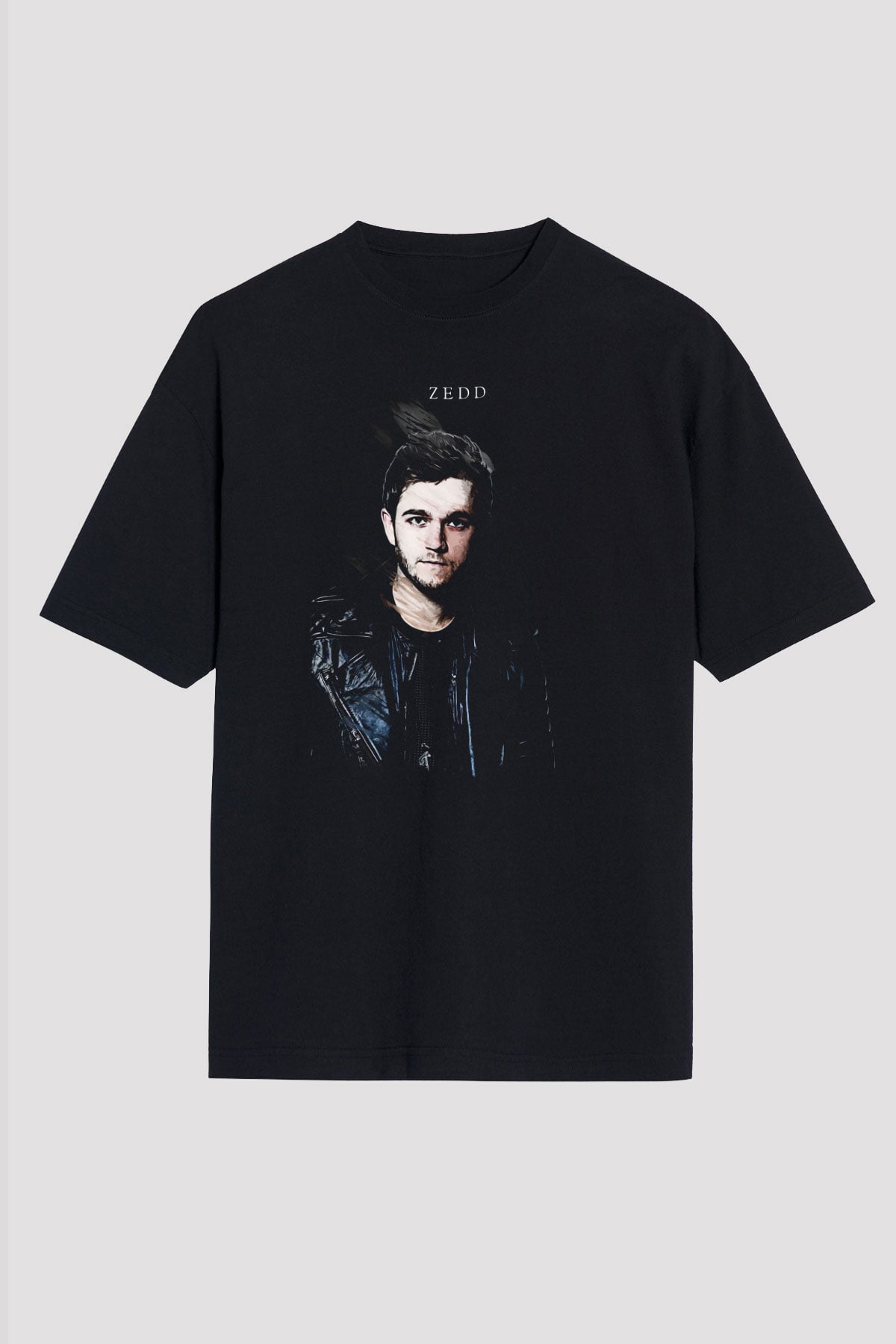 Zedd Siyah Oversize Tişört Oversize T-shirt - TişörtFabrikası