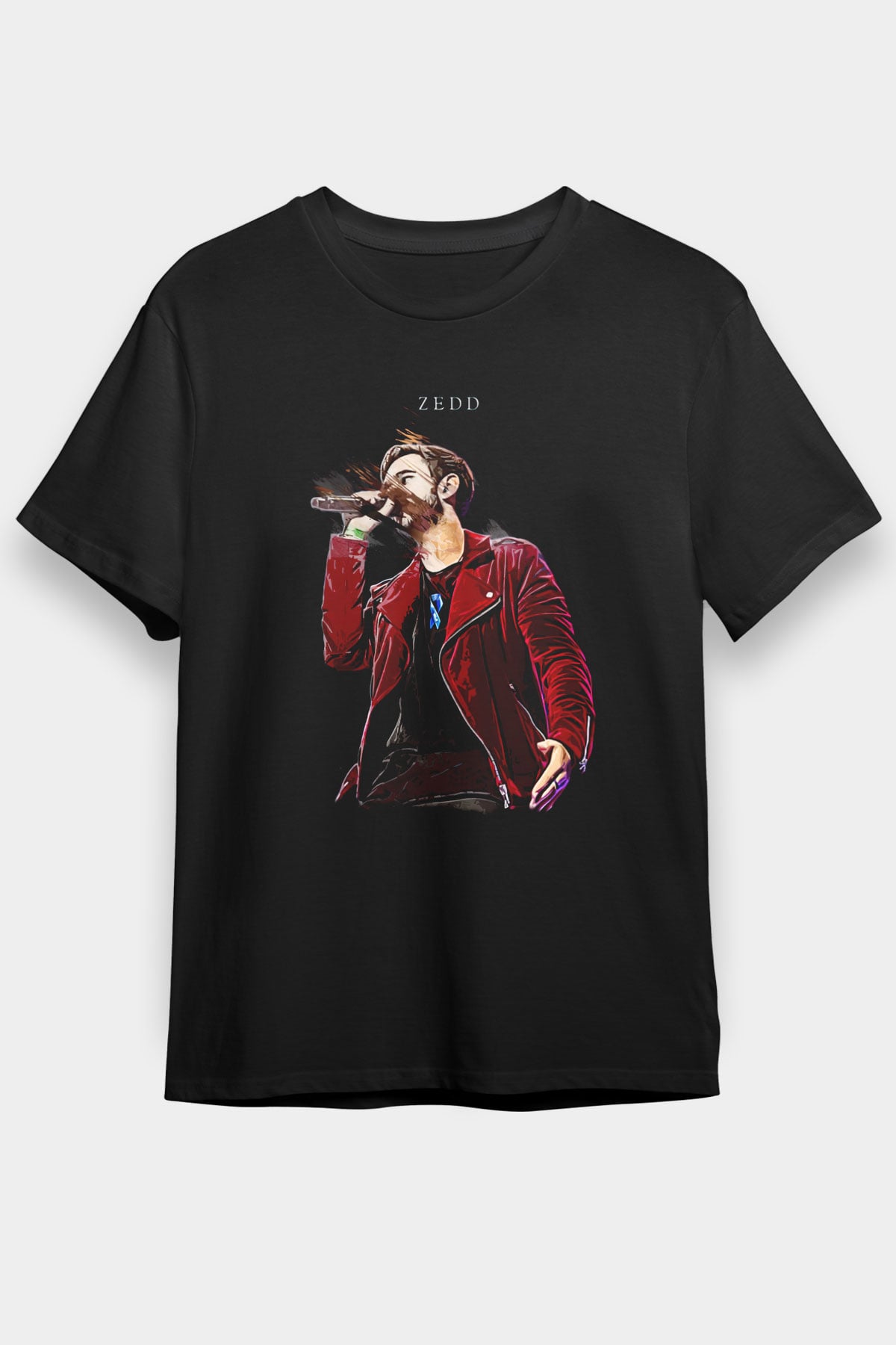 Zedd Siyah Unisex Tişört T-Shirt - TişörtFabrikası