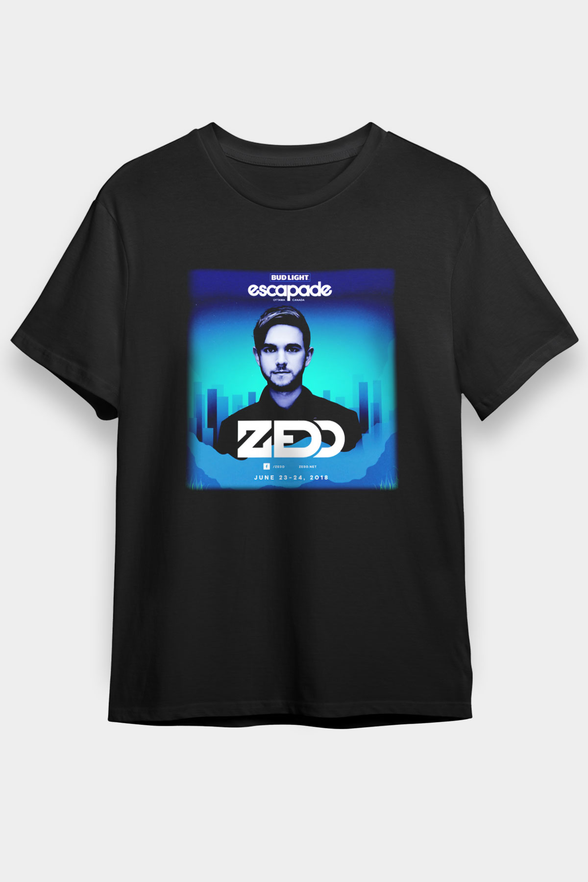 Zedd Siyah Unisex Tişört T-Shirt - TişörtFabrikası
