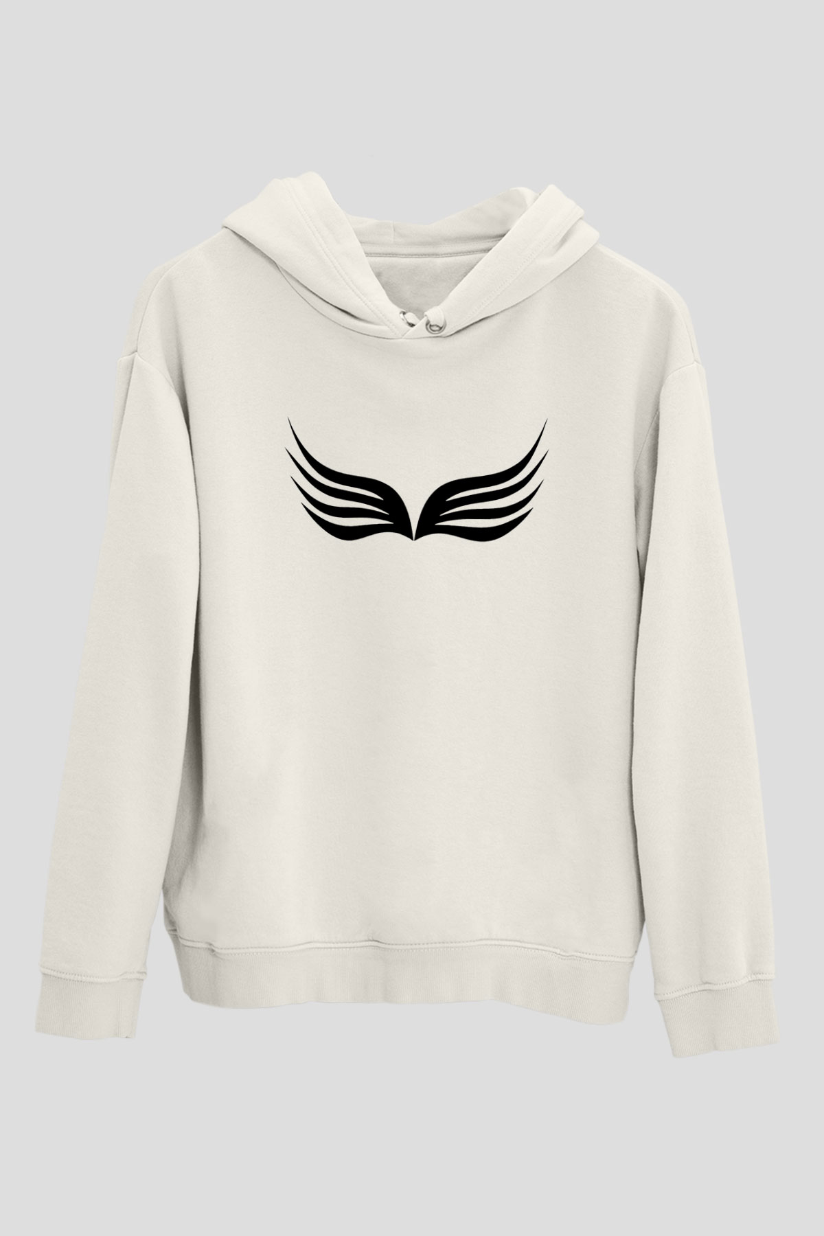 Zero Wing Beyaz Unisex Hoodie