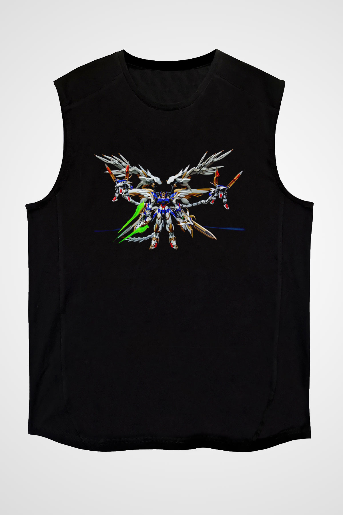Zero Wing Siyah Unisex Kolsuz Tişört