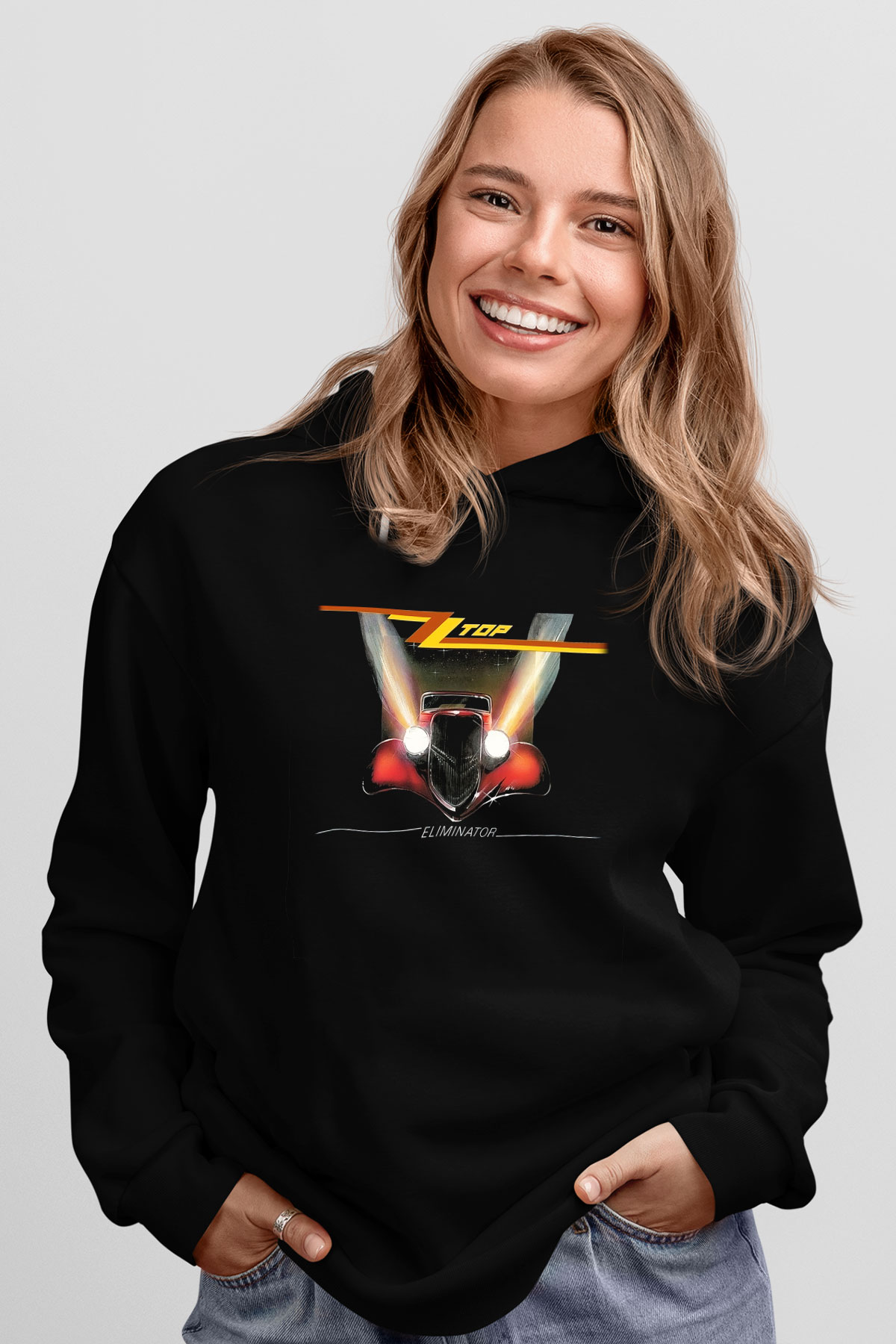 ZZ Top Siyah Unisex Hoodie