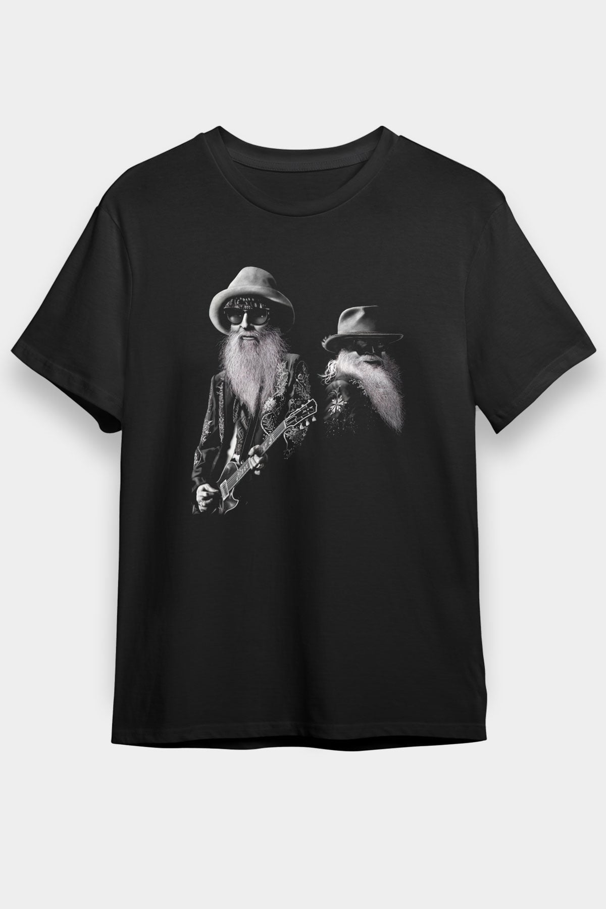 ZZ Top Siyah Unisex Tişört T-Shirt - TişörtFabrikası