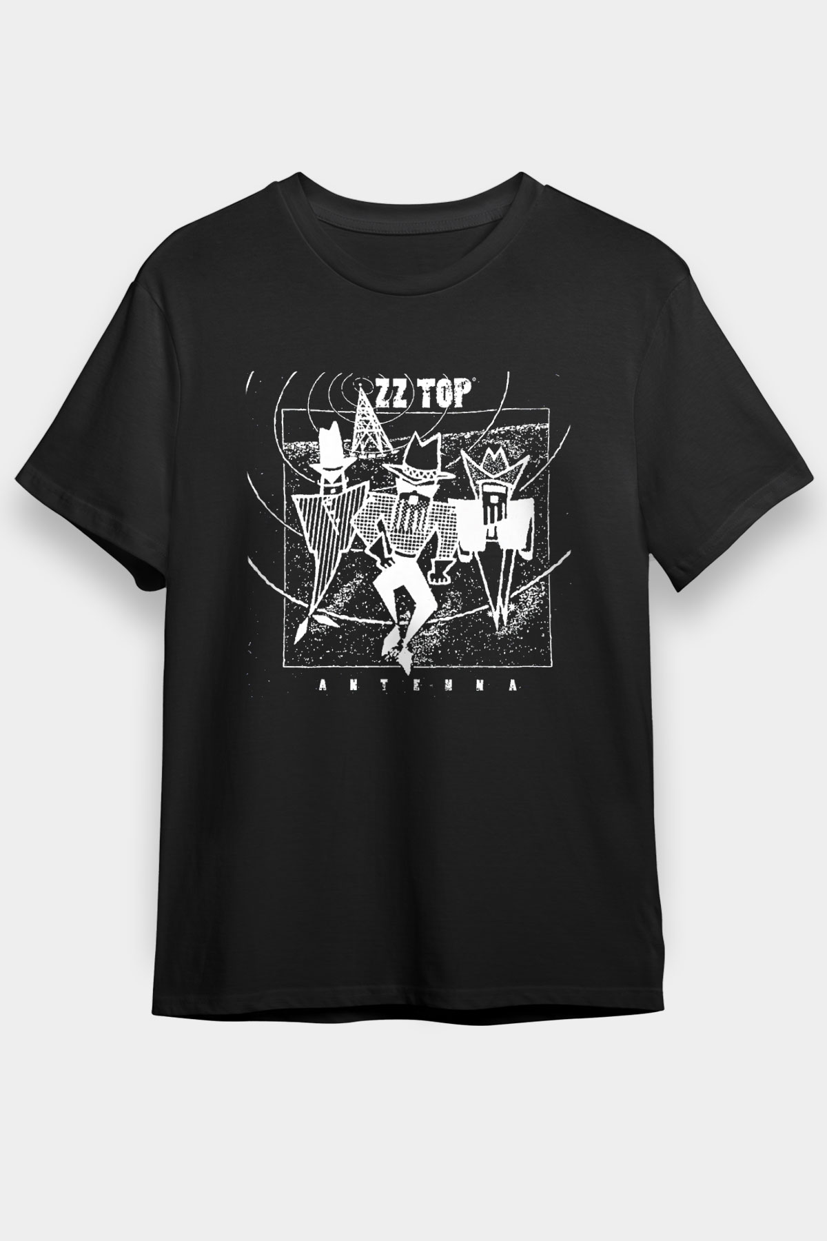 ZZ Top Siyah Unisex Tişört T-Shirt - TişörtFabrikası
