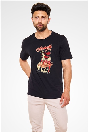  Aerosmith Siyah Unisex Tişört T-Shirt - TişörtFabrikası