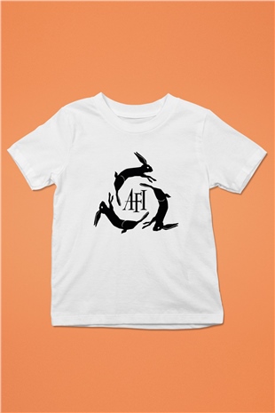  Afi Beyaz Unisex Çocuk Tişört