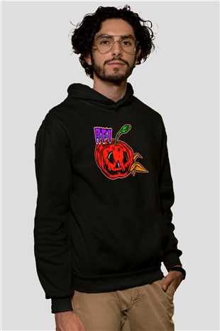  Afi Siyah Unisex Kapüşonlu Sweatshirt
