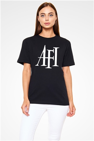  Afi Siyah Unisex Tişört T-Shirt - TişörtFabrikası