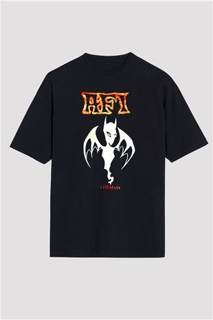  Afi Siyah Oversize Tişört Oversize T-shirt - TişörtFabrikası