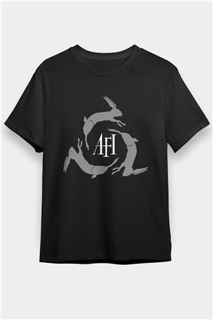  Afi Siyah Unisex Tişört T-Shirt - TişörtFabrikası