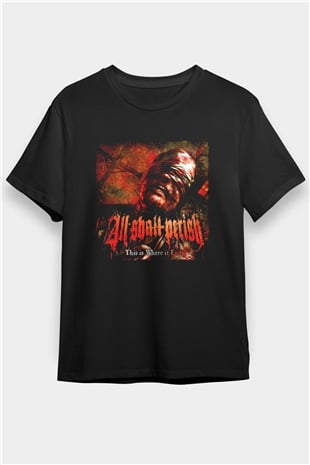  All Shall Perish Siyah Unisex Tişört T-Shirt - TişörtFabrikası