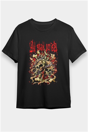  All Shall Perish Siyah Unisex Tişört T-Shirt - TişörtFabrikası