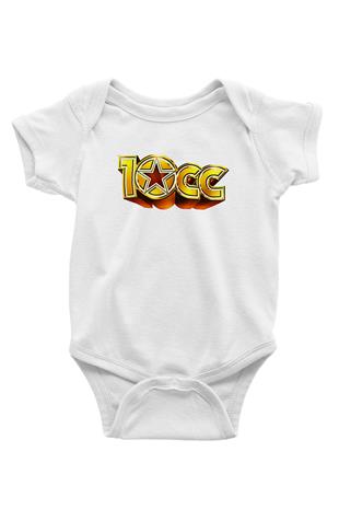 10cc Baskılı Beyaz Unisex Bebek Body - Zıbın