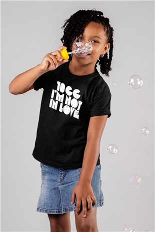 10cc Baskılı Unisex Siyah Çocuk Tişört - Tshirt