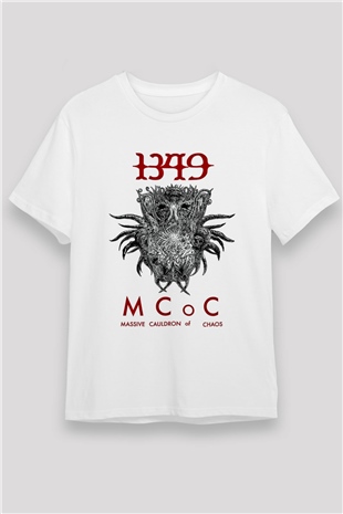 1349 Baskılı Unisex Beyaz Tişört