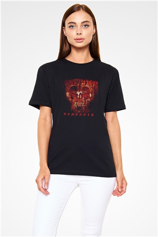 1349 Baskılı Unisex Siyah Tişört